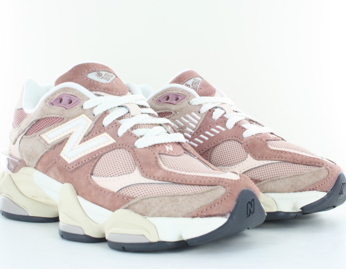 New Balance 9060 brique blanc beige