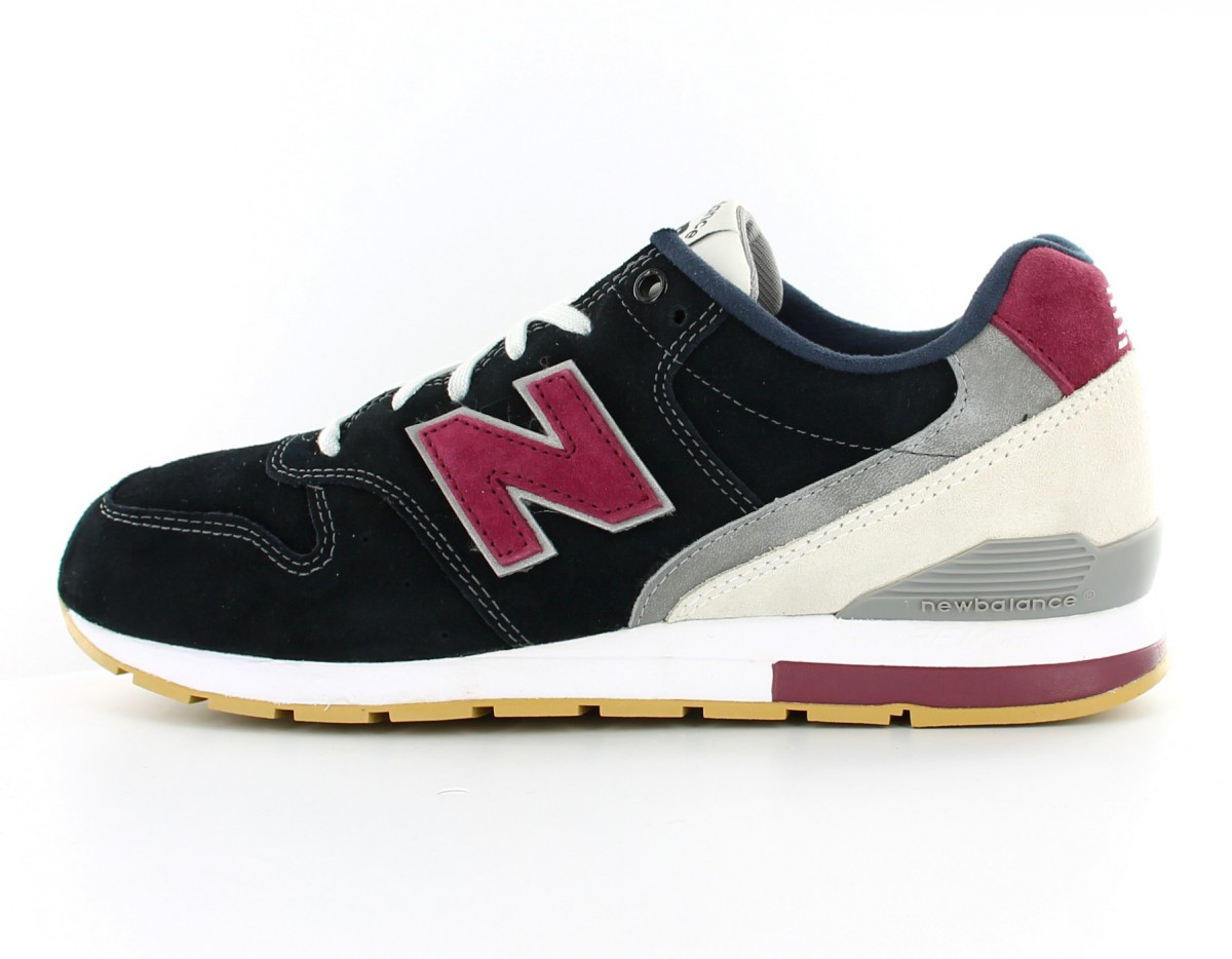 New Balance 996 Nubuck NOIR/BORDEAUX