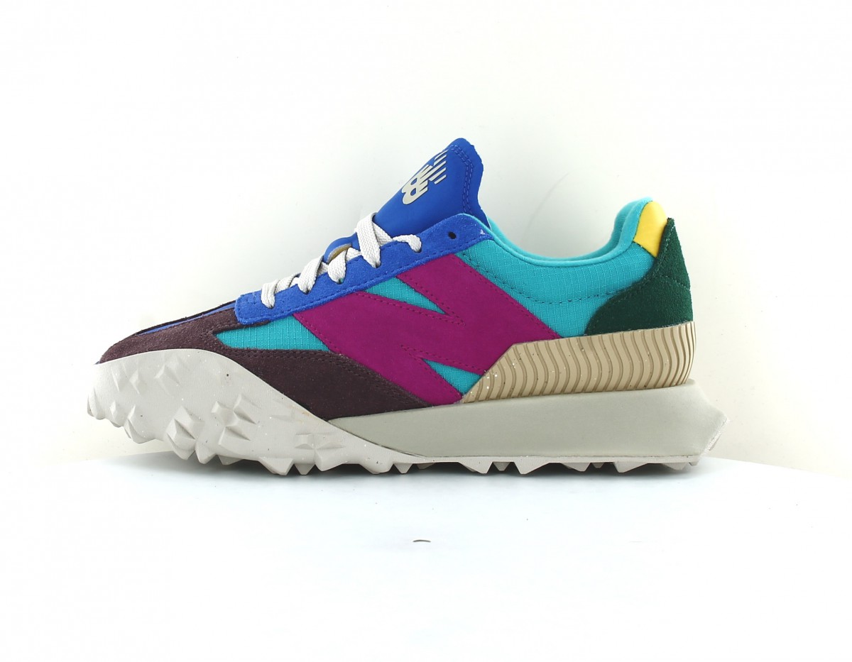 New Balance XC72 bleu turquoise violet vert jaune