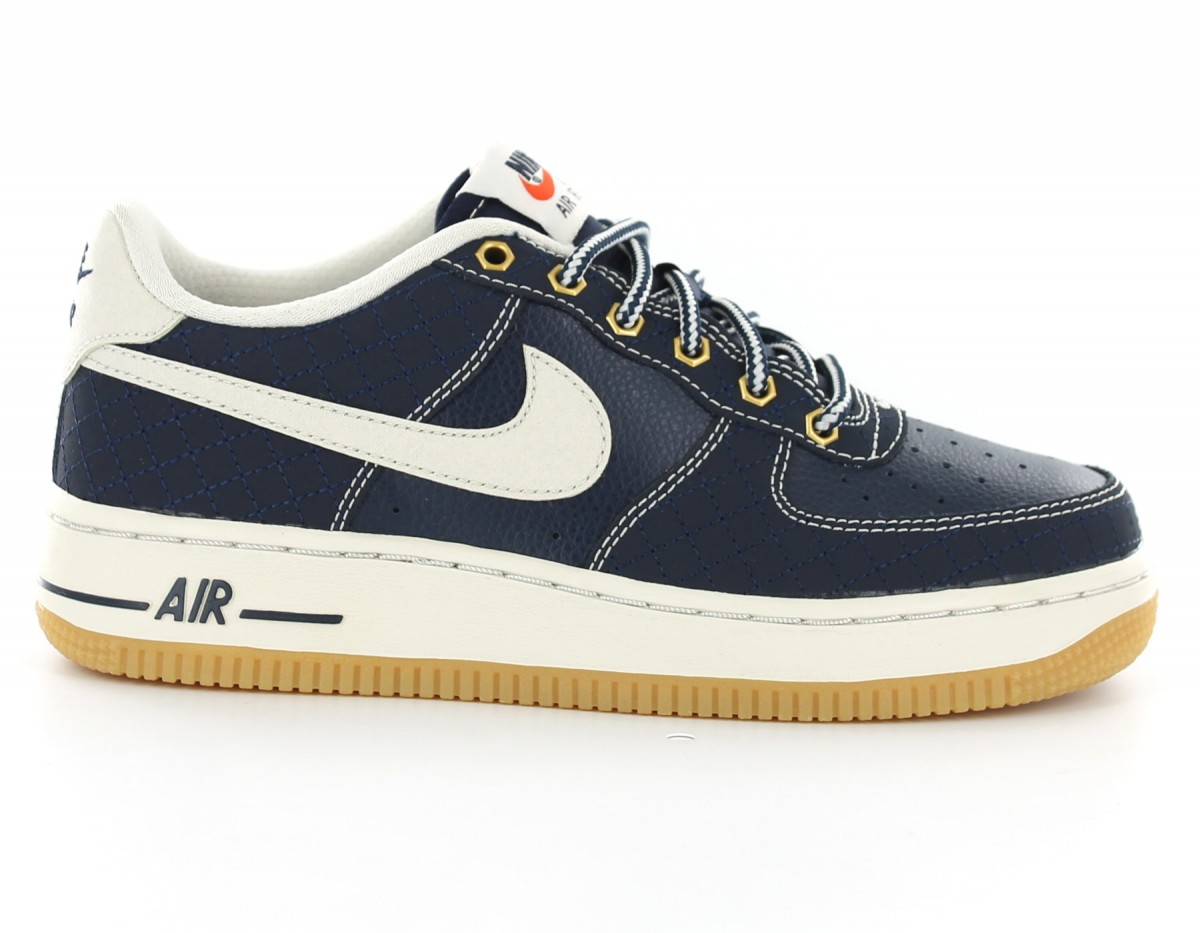 Nike air force 1 premium gs BLEU/BEIGE