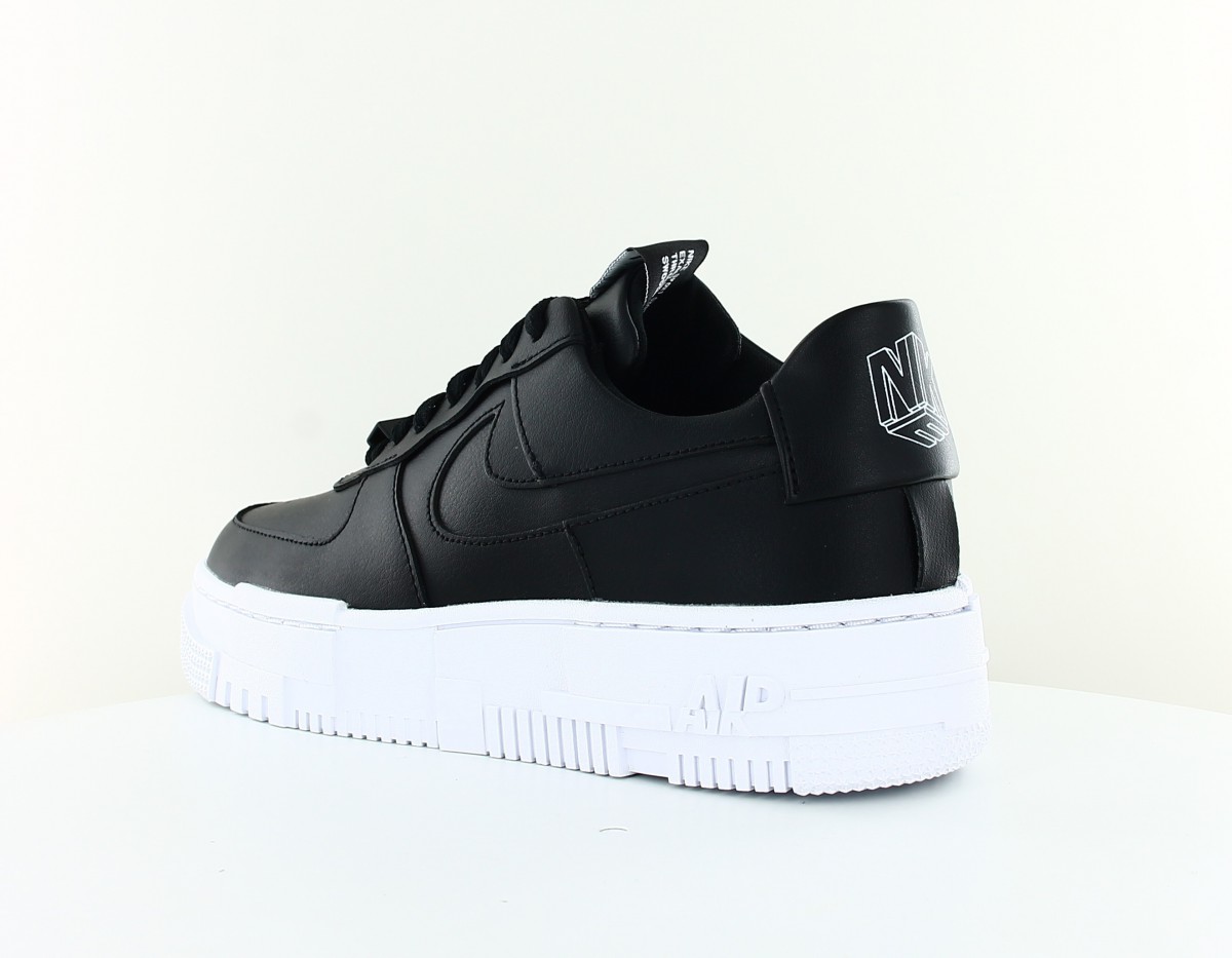 Nike Air force 1 pixel noir blanc