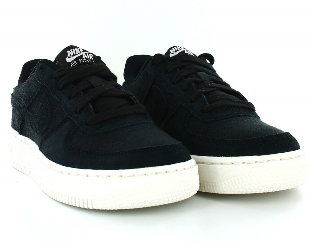 Nike Air Force 1 Suede GS Noir-noir-beige