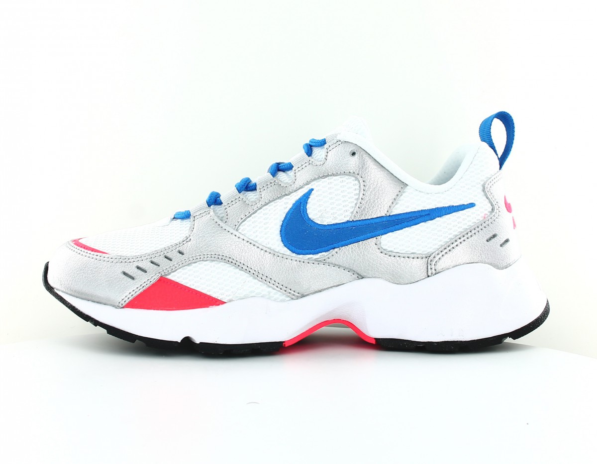 Nike Air heights blanc bleu orange argent