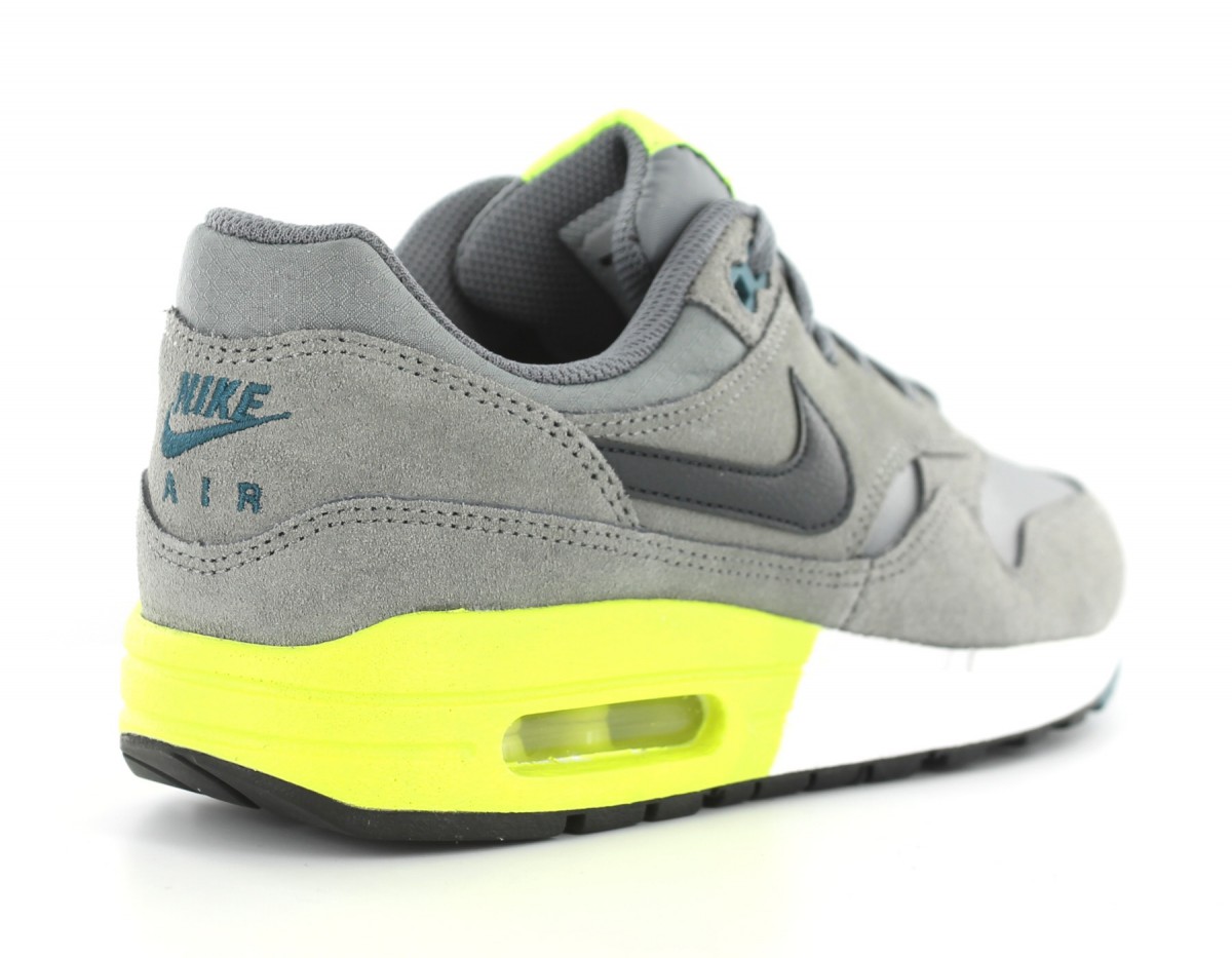 Nike Air max 1 gs GRIS/VOLT