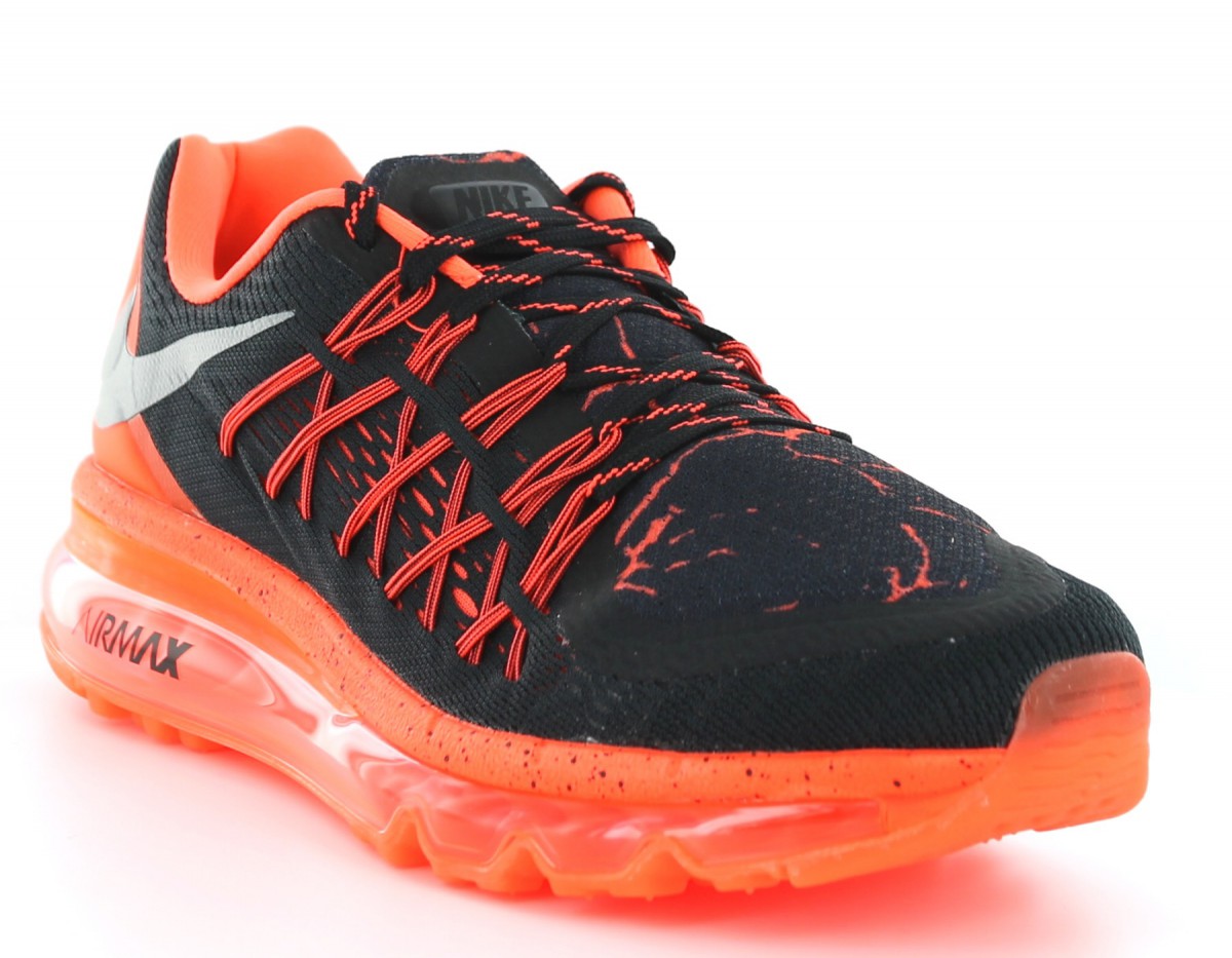 Nike Air max 2015 femme NOIR/ROUGE/SILVER