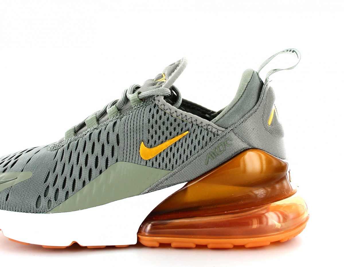 Nike Air max 270 métallic kaki or gomme