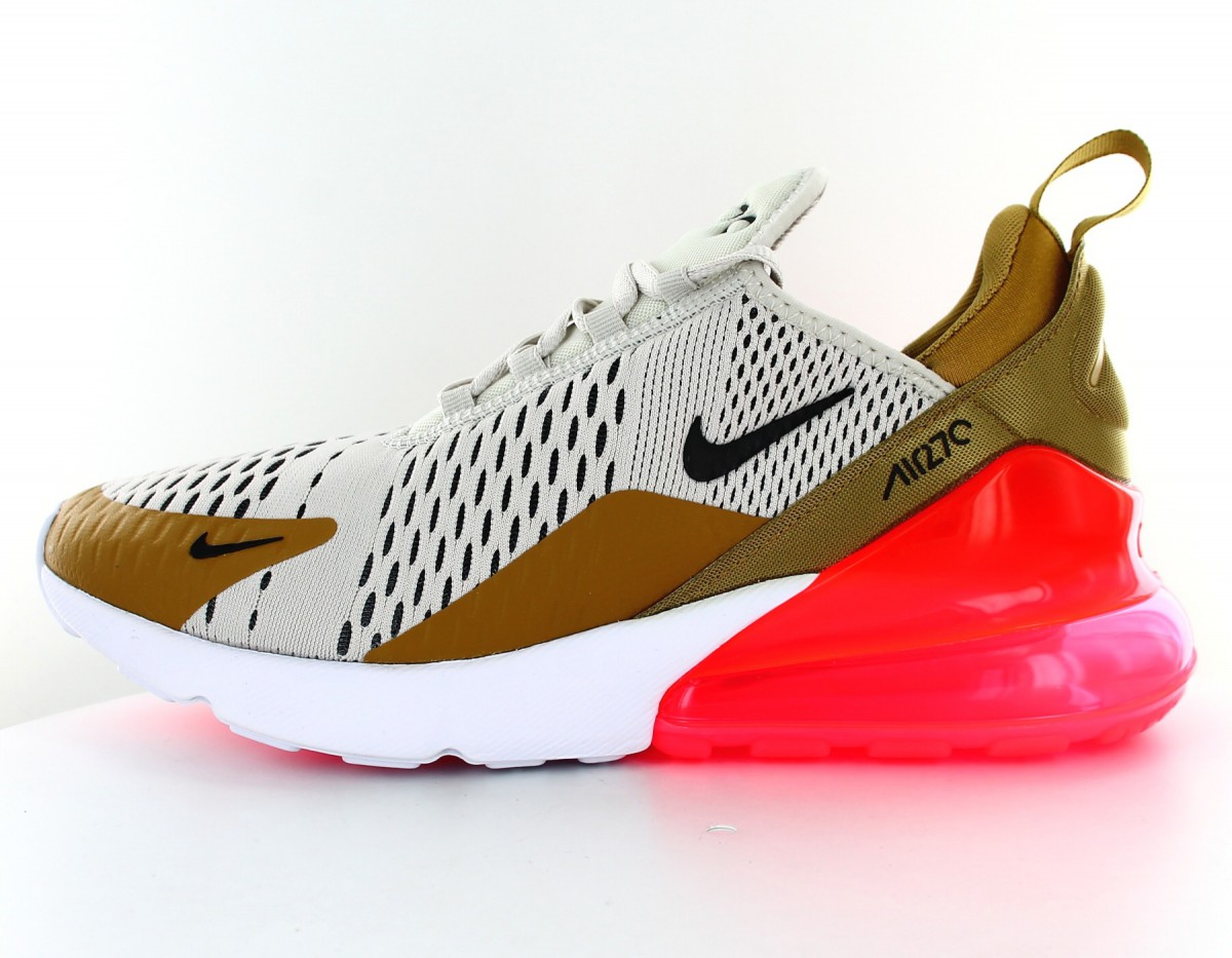 Nike Air Max 270 Gold black light bonne white