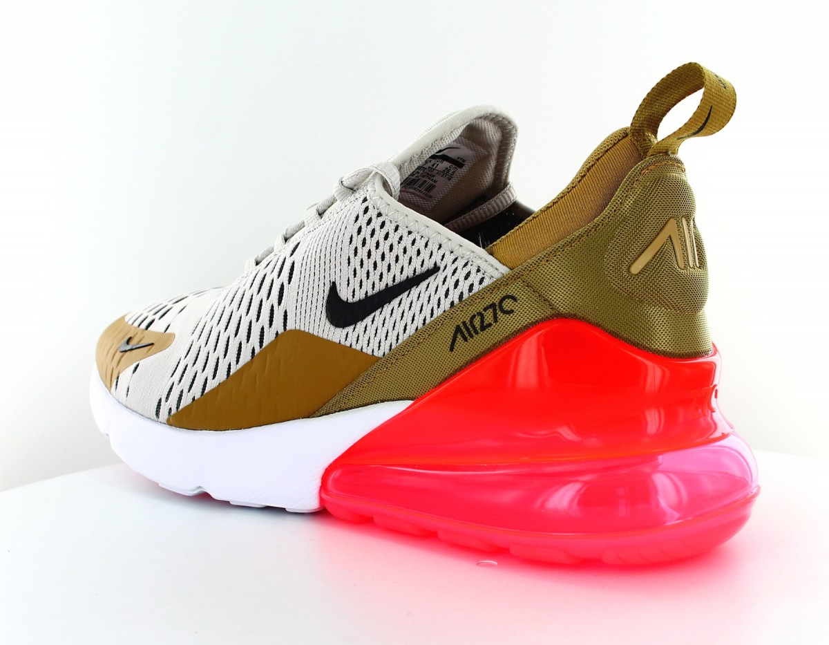 Nike Air Max 270 Gold black light bonne white