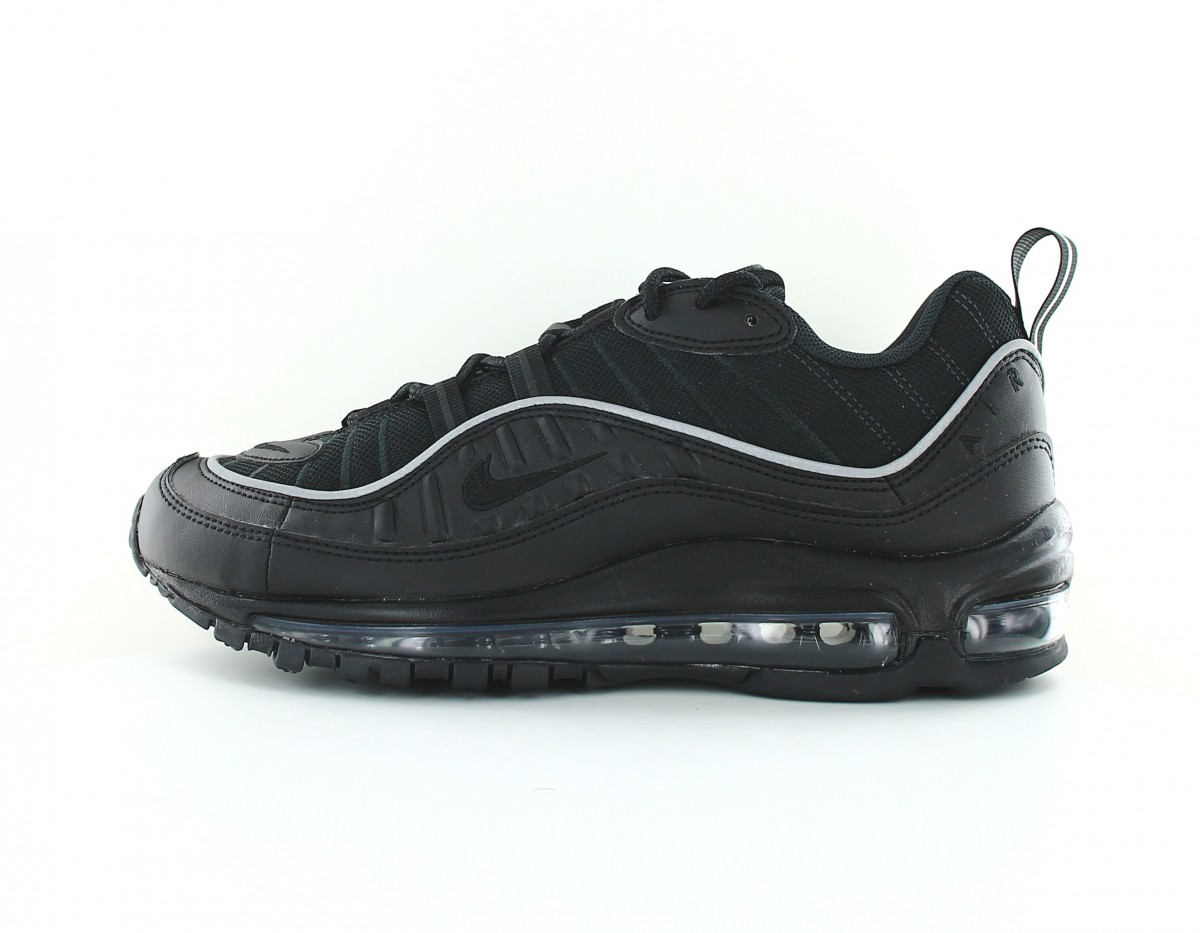 Nike Air Max 98 femme noir noir argent