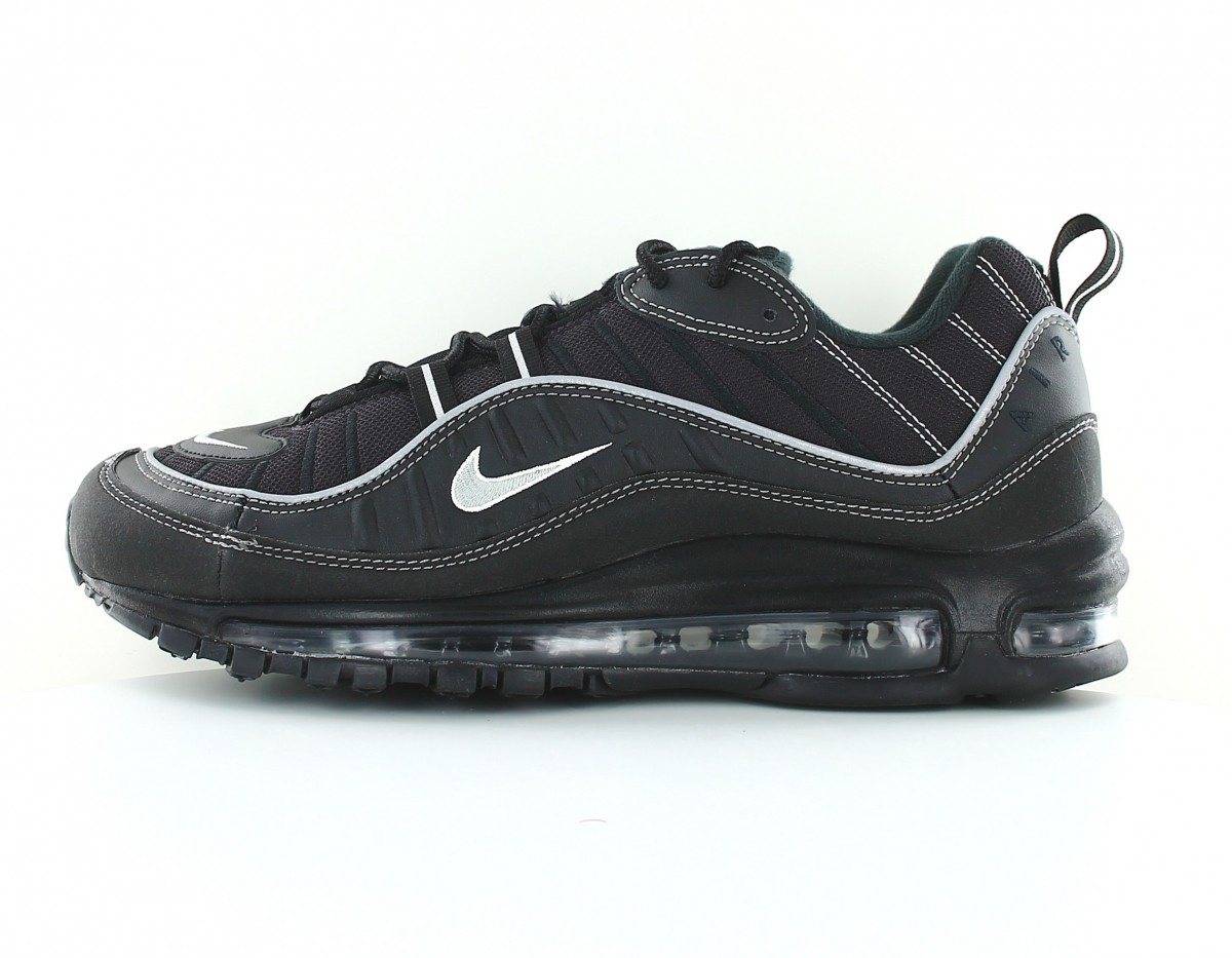 Nike Air max 98 noir argent