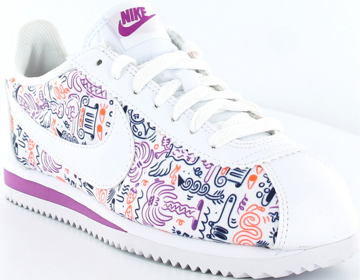 Nike cortez x steven harrington blanc/print