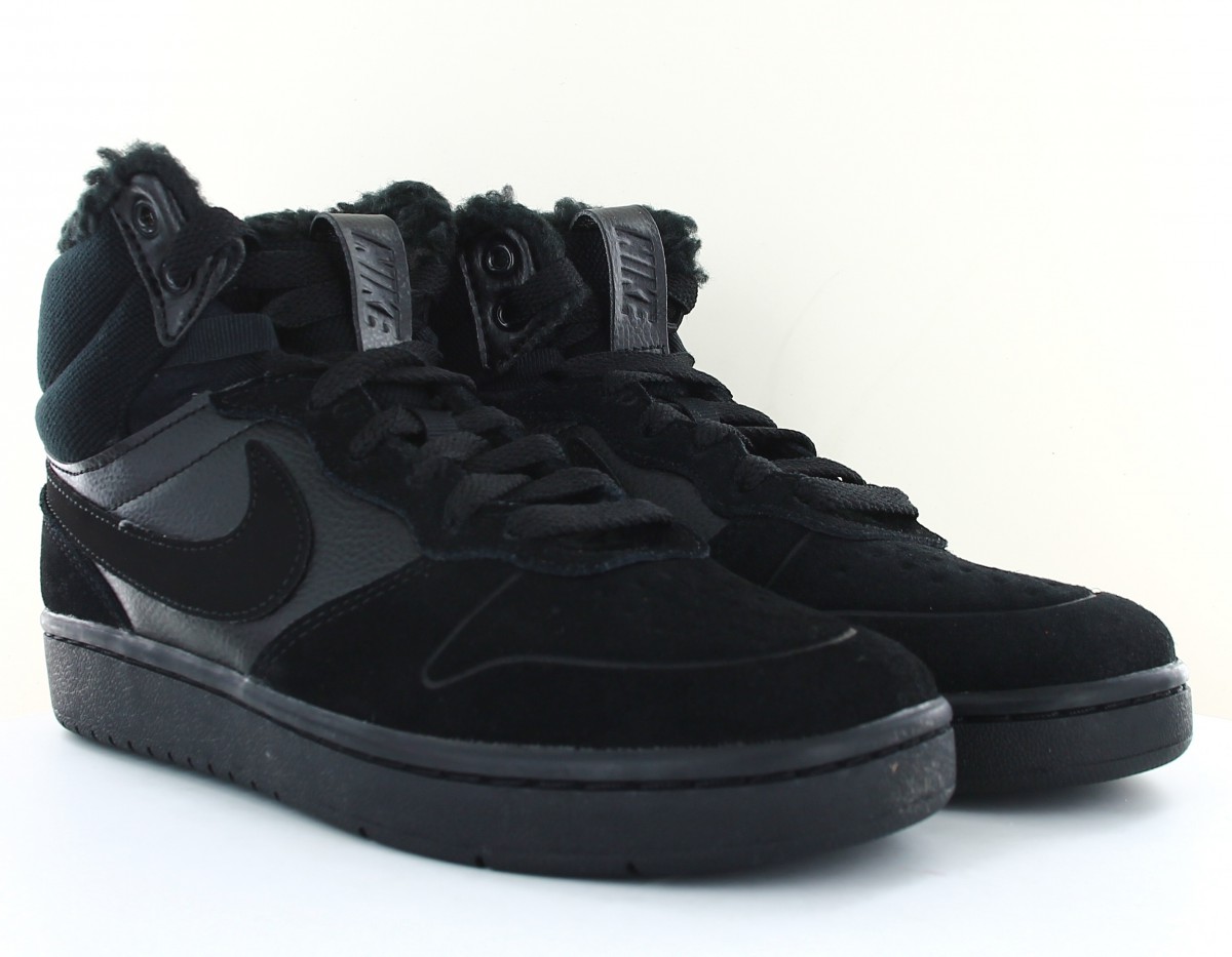 Nike Court borough boots 2 gs noir noir