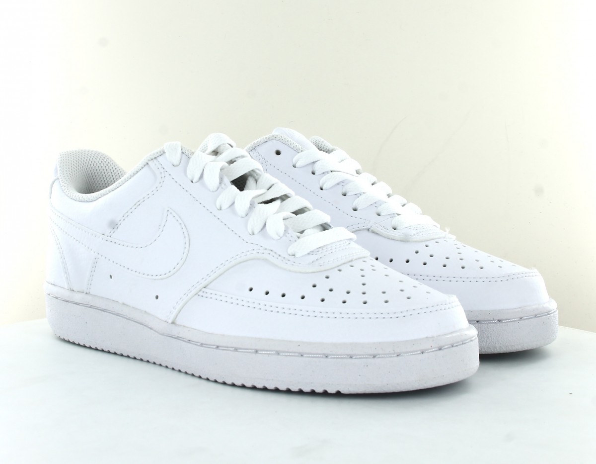 Nike Court vision low next nature blanc blanc