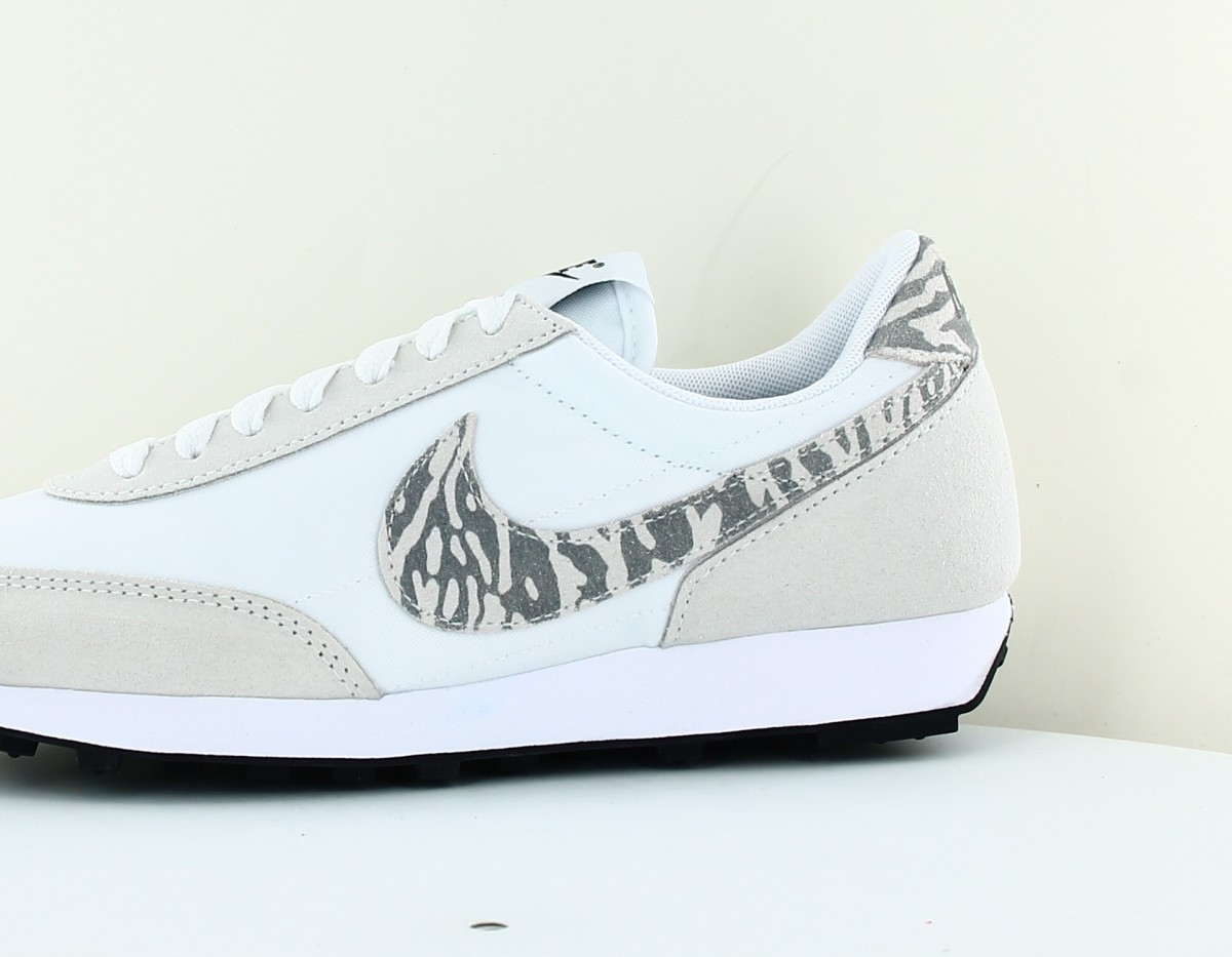 Nike Daybreak se blanc beige print zebre