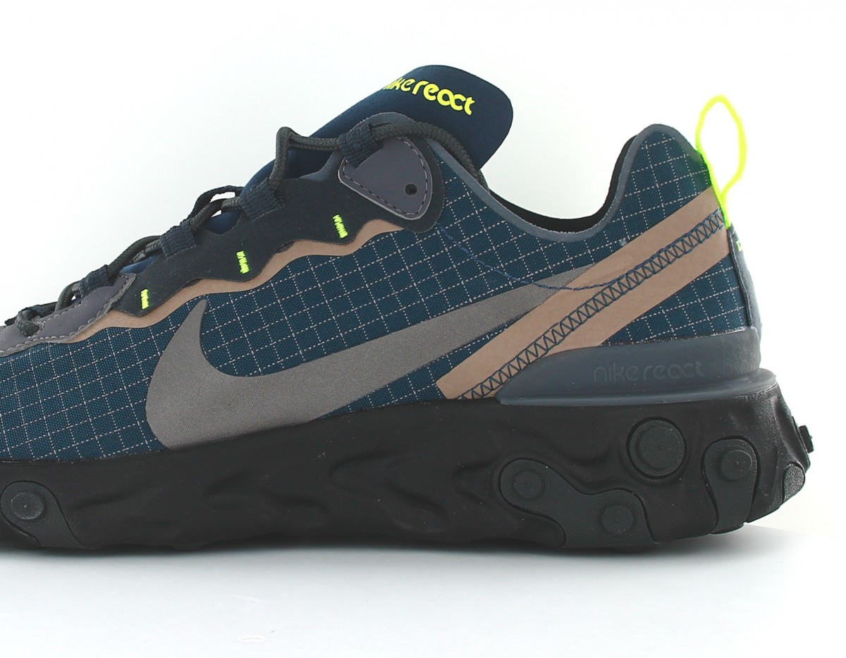 Nike React Element 55 vert gris volt