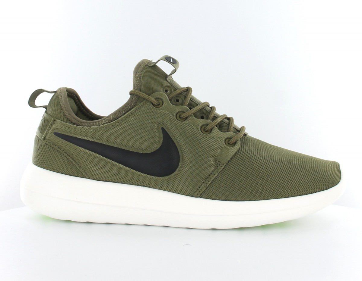 Nike roshe two kaki-noir