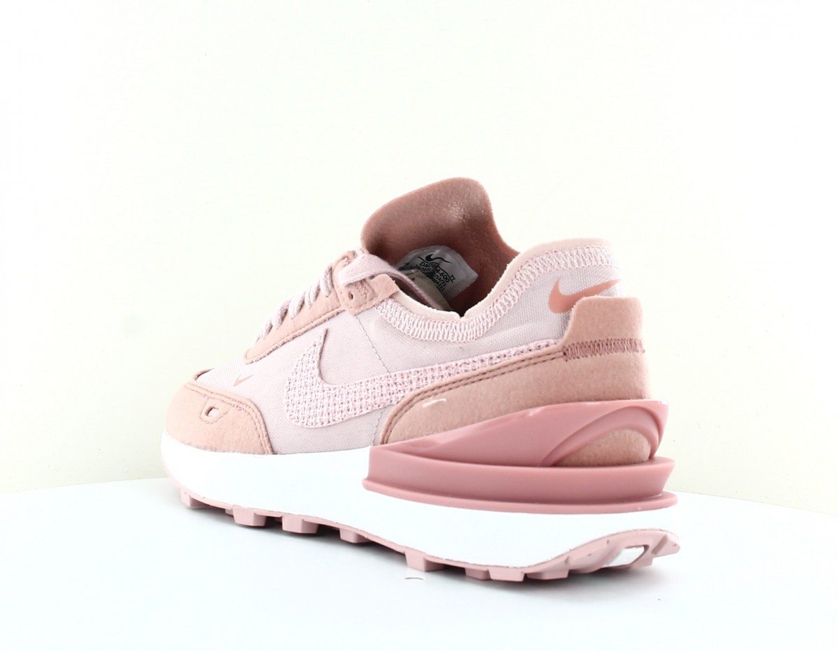 Nike Waffle one rose blanc