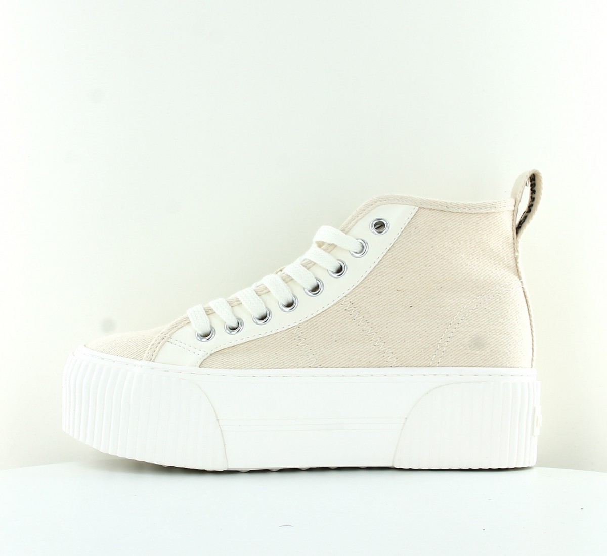 Noname Iron mid beige blanc