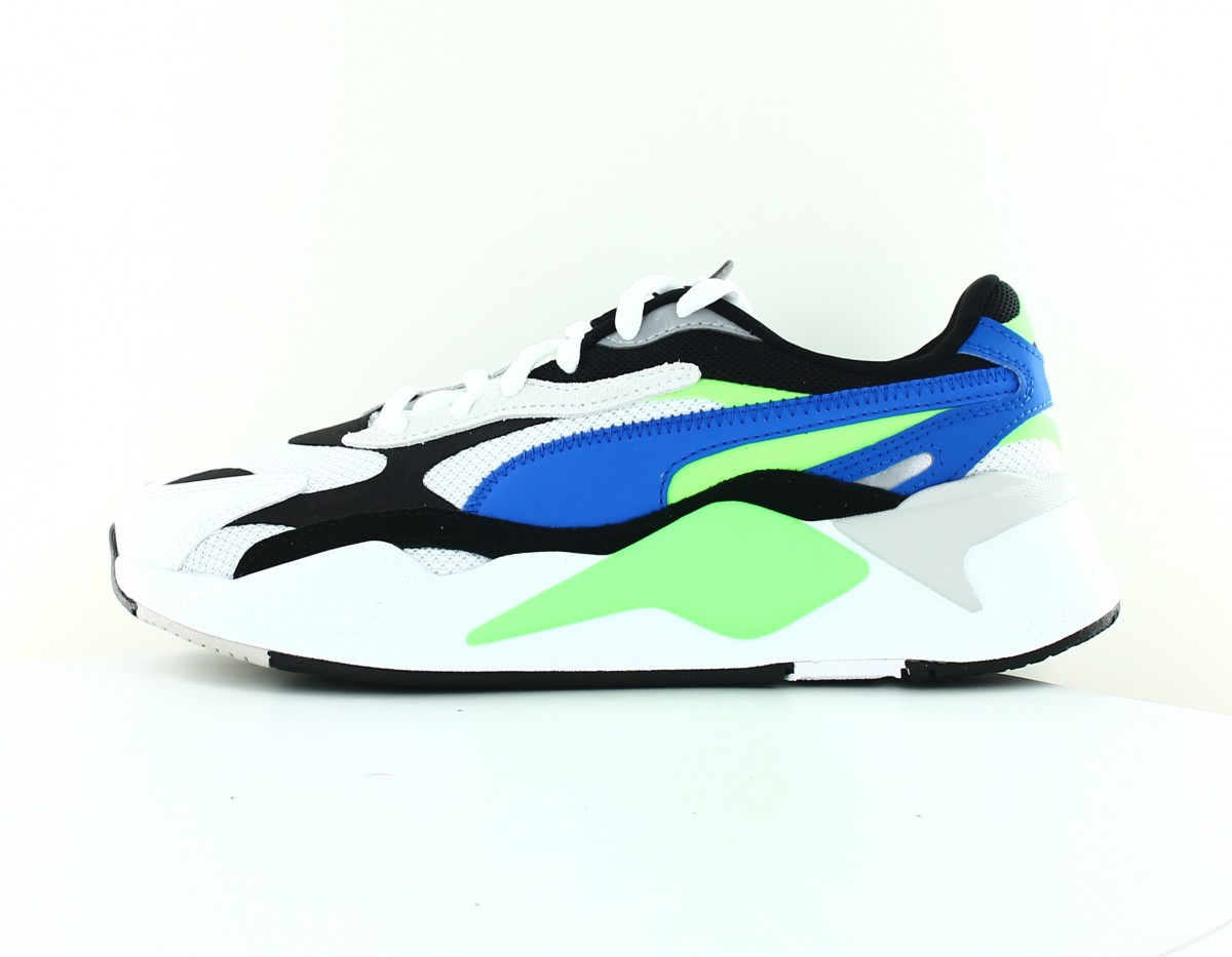 Puma Rsx 3 puzzle blanc bleu vert noir