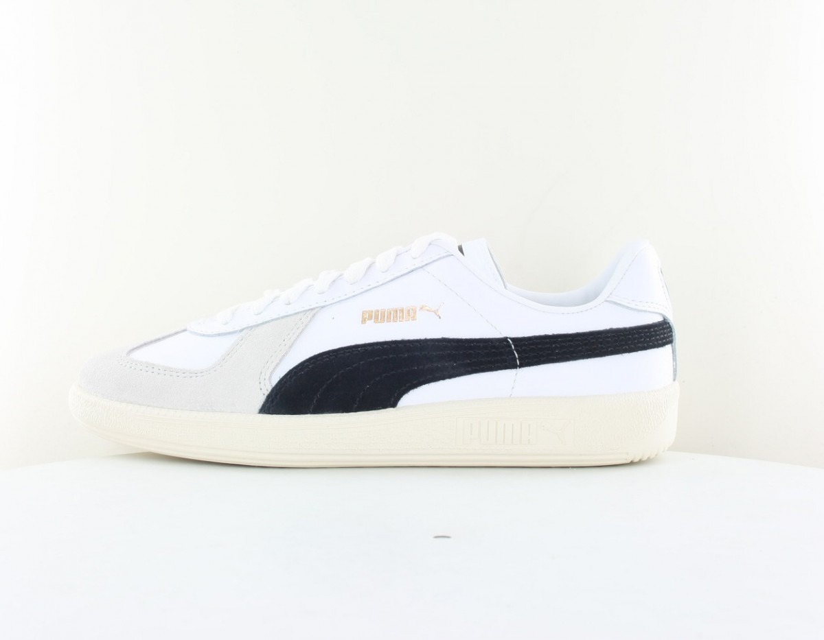 Puma Army trainer blanc noir beige