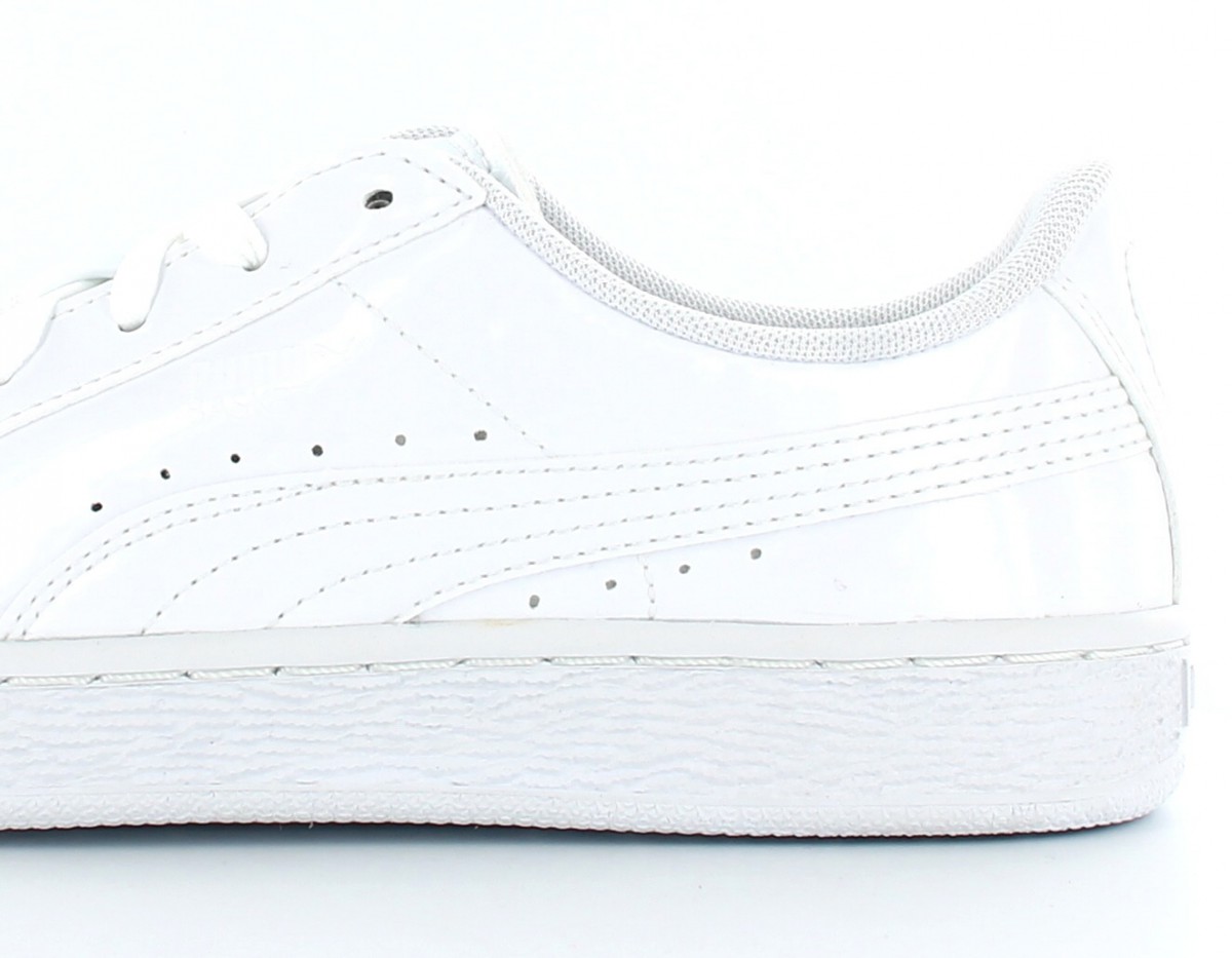 Puma Basket Patent Blanc/Patent