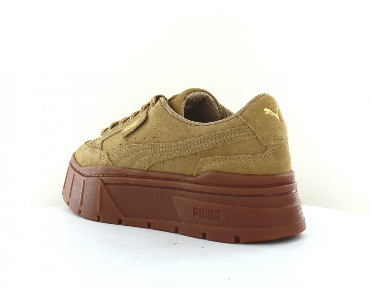 Puma Mayze stack suede beige or