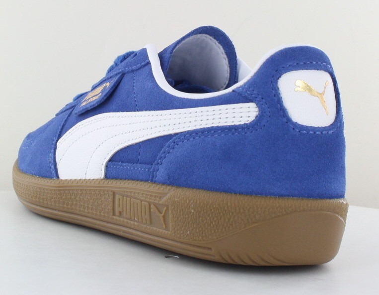 Puma Palermo bleu blanc gomme