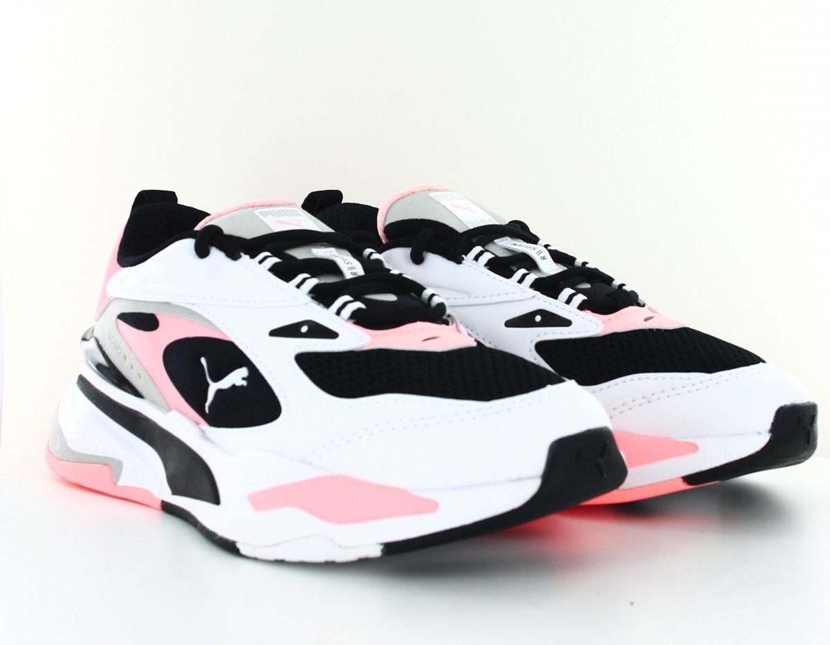 Puma Rs fast intro blanc noir gris rose pêche