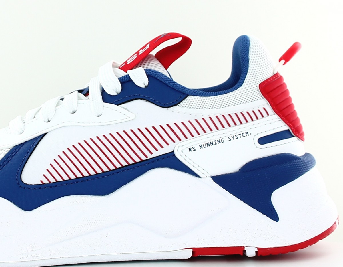 Puma Rsx mu jr blanc rouge bleu