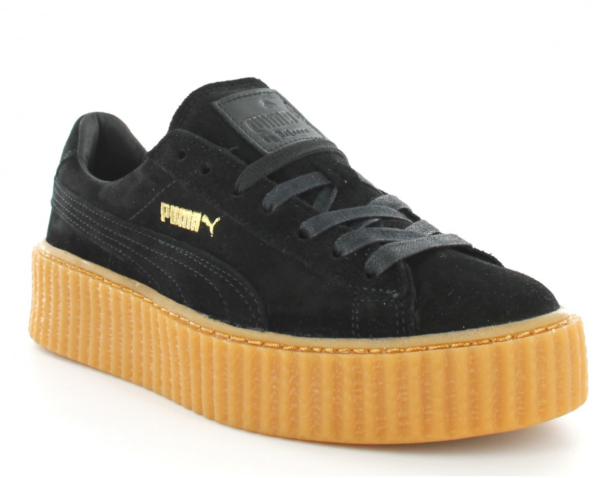 Puma suede creepers fenty Rihanna-NR Noir-Gomme