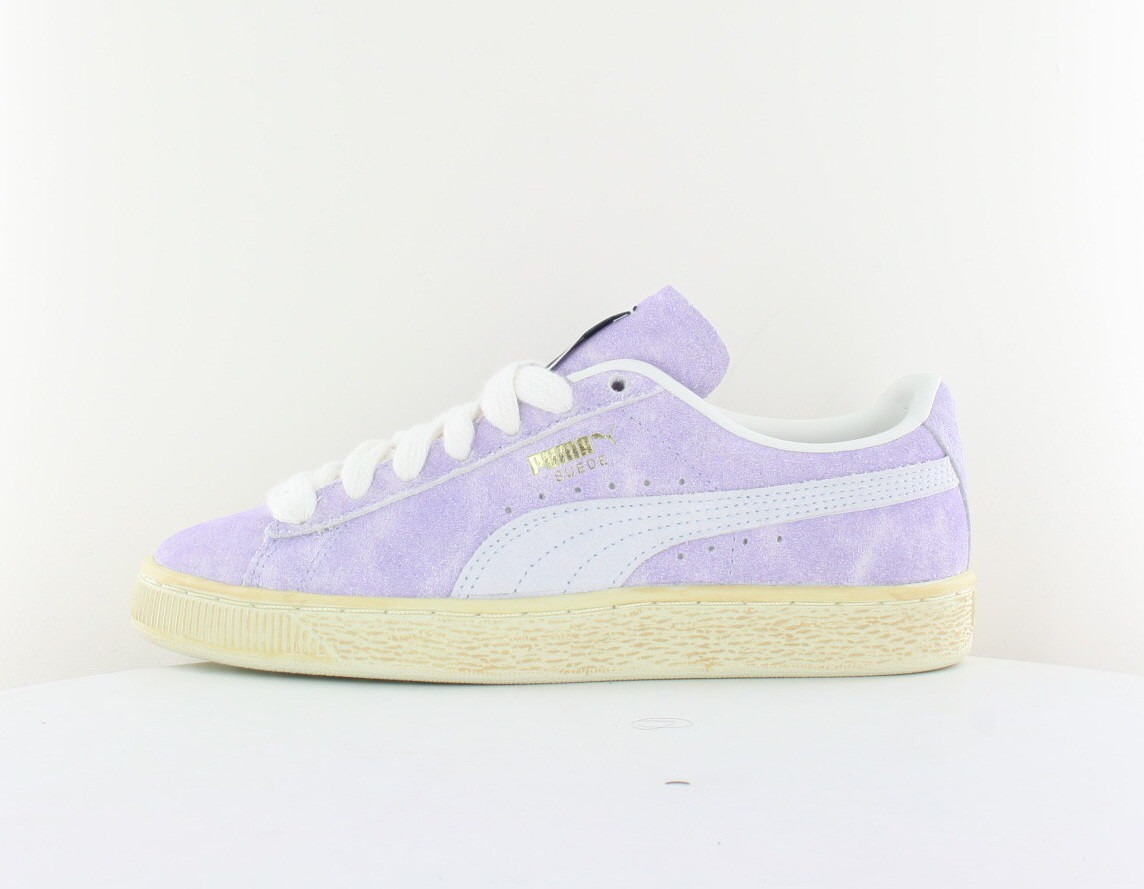 Puma Suede faded violet gris beige