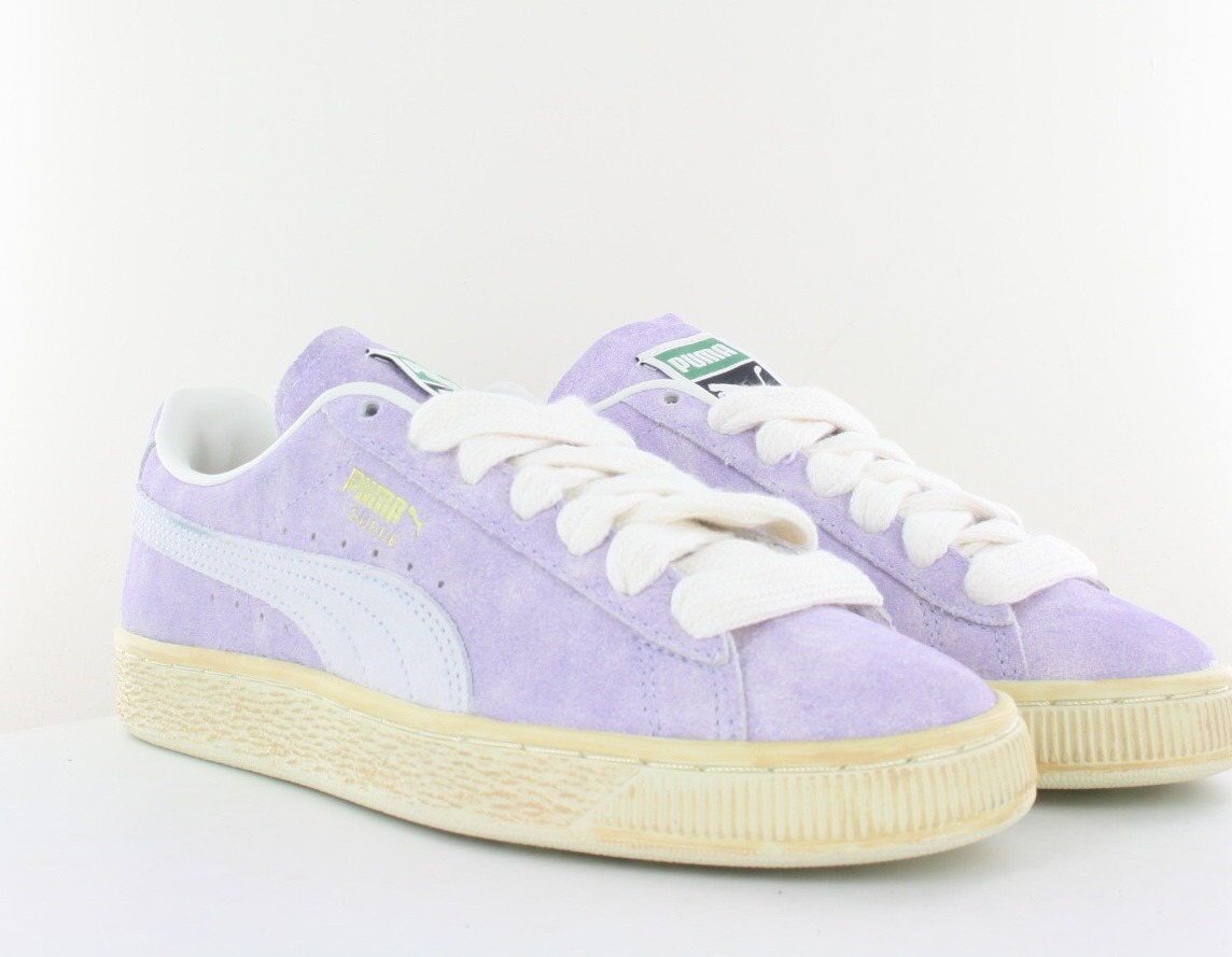 Puma Suede faded violet gris beige