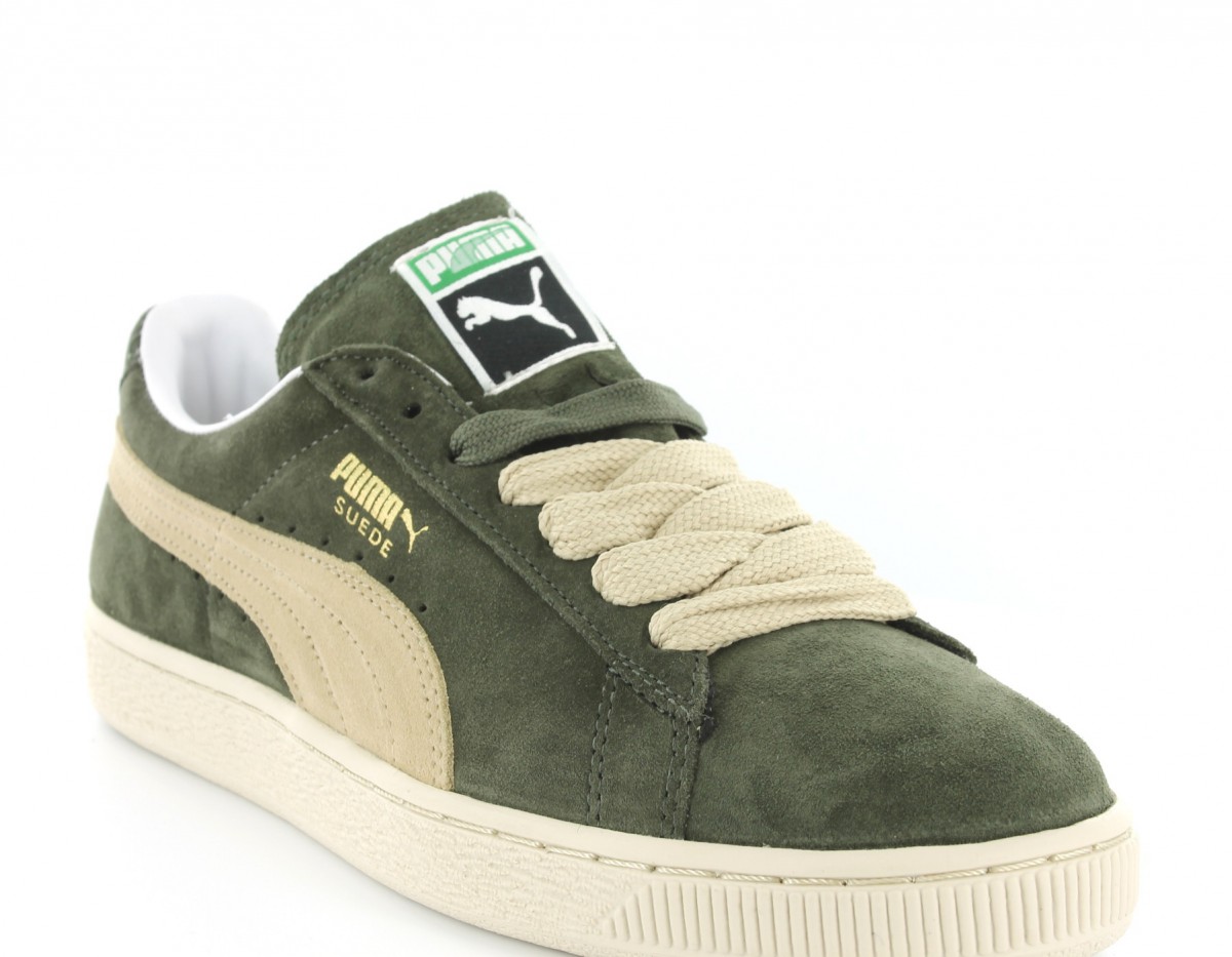 Puma Suede Eco VERT/BEIGE