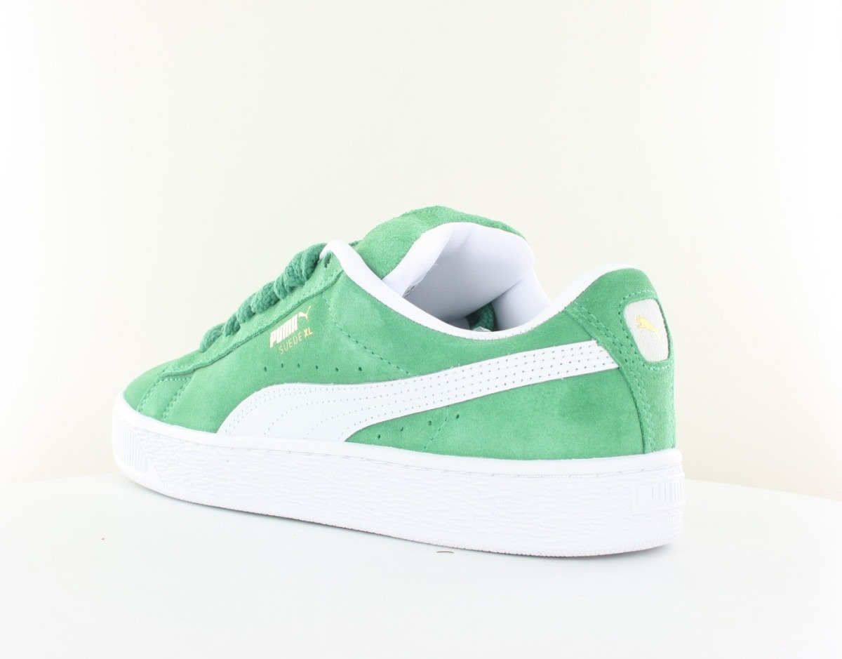 Puma Suede xl junior vert blanc