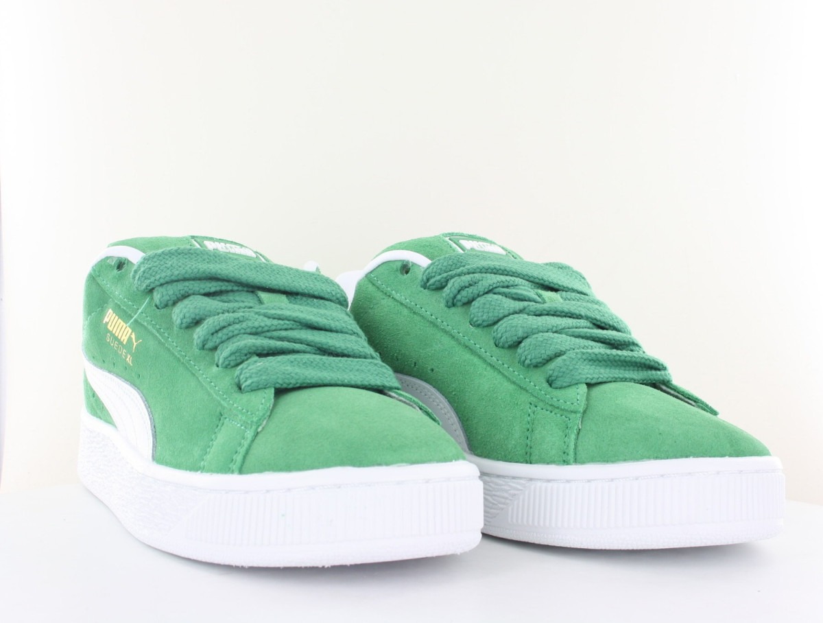 Puma Palermo hairy vert beige gomme