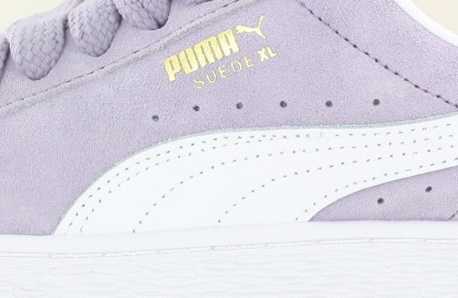 Puma Suede xl junior rose mauve blanc