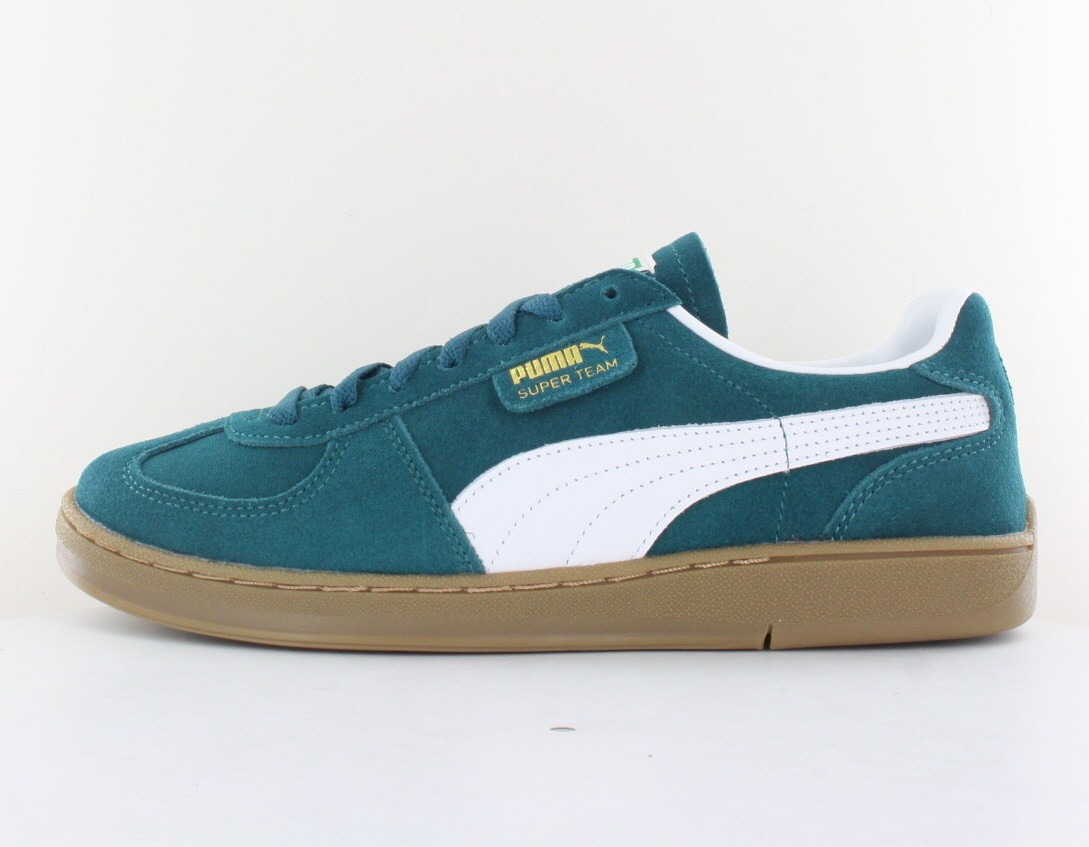 Puma Super team sd bleu canard blanc