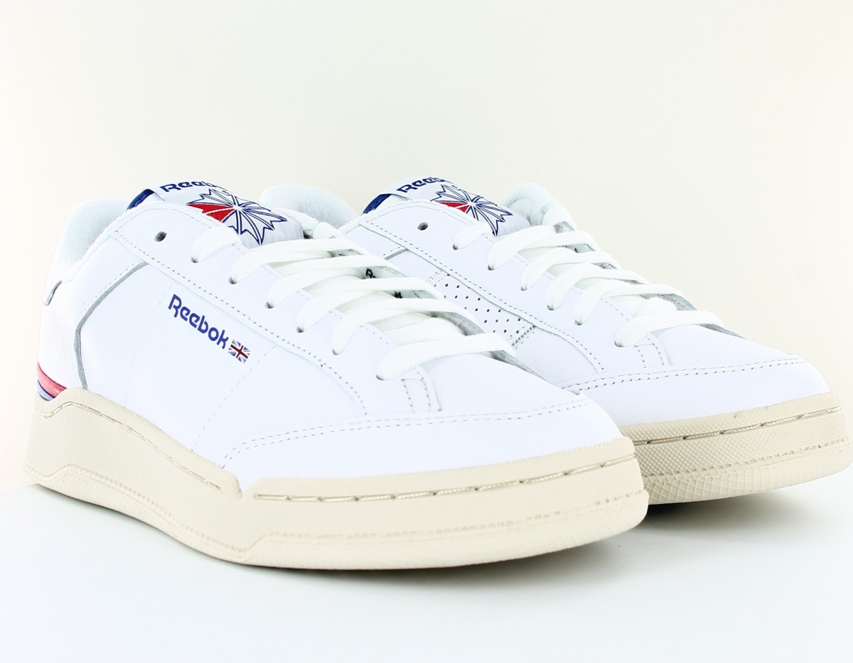 Reebok Ad court blanc bleu rouge beige