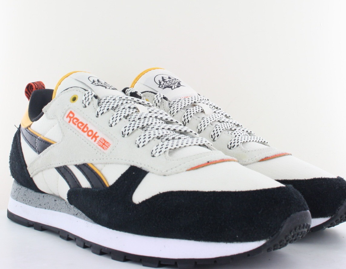 Reebok Classic leather beige noir jaune