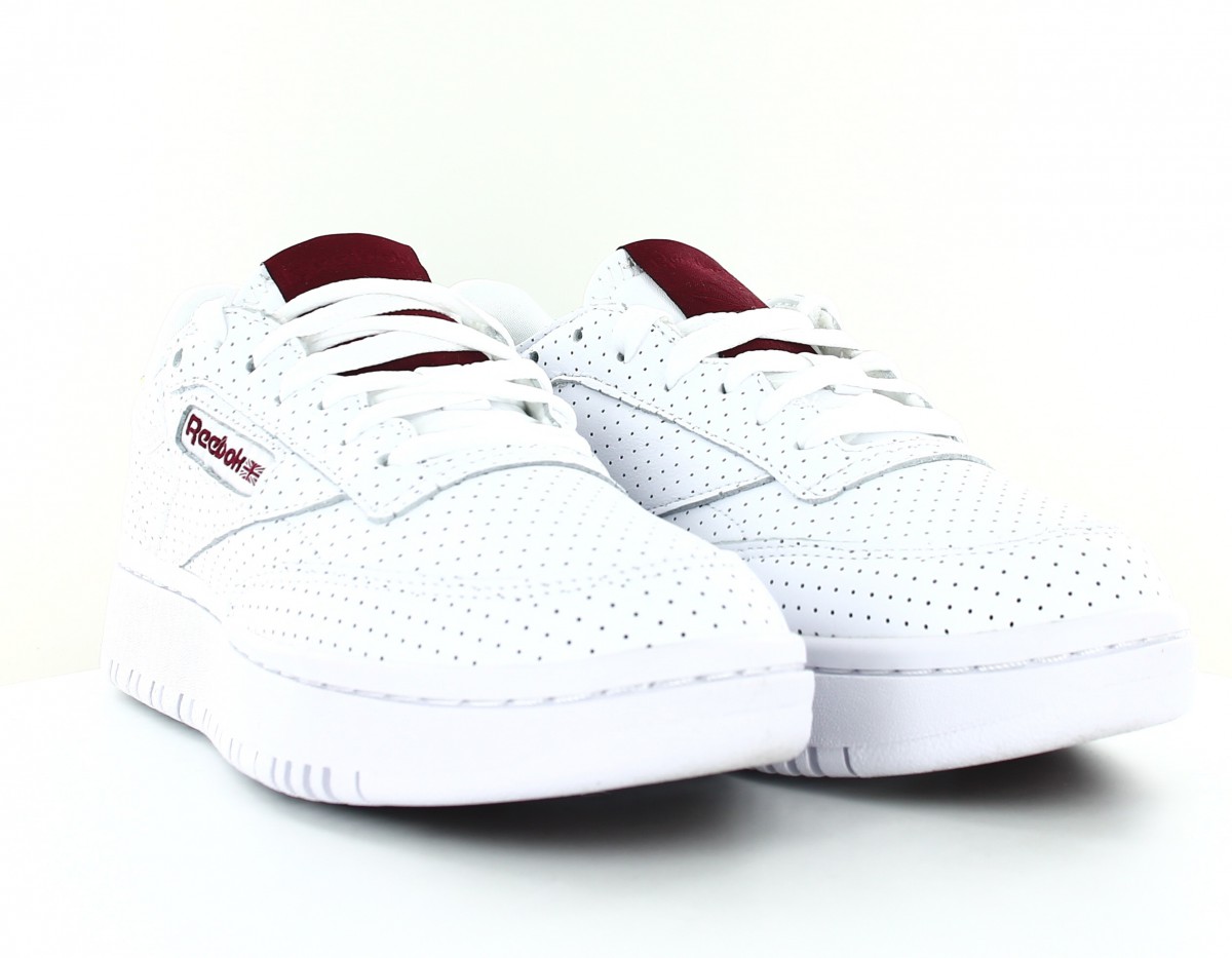 Reebok Club c double blanc bordeaux vert