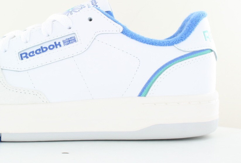 Reebok Phase court blanc bleu ciel