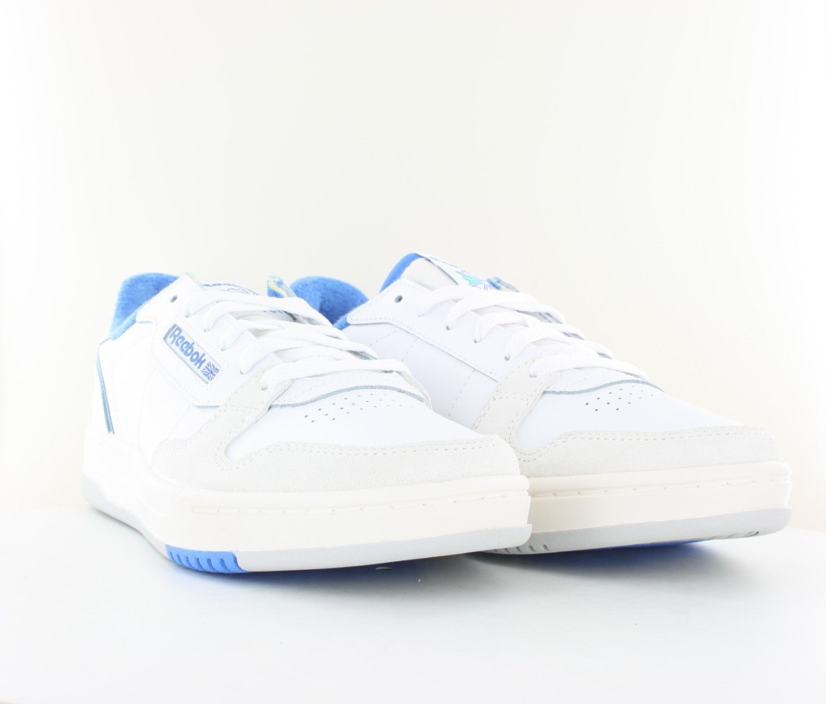 Reebok Phase court blanc bleu ciel