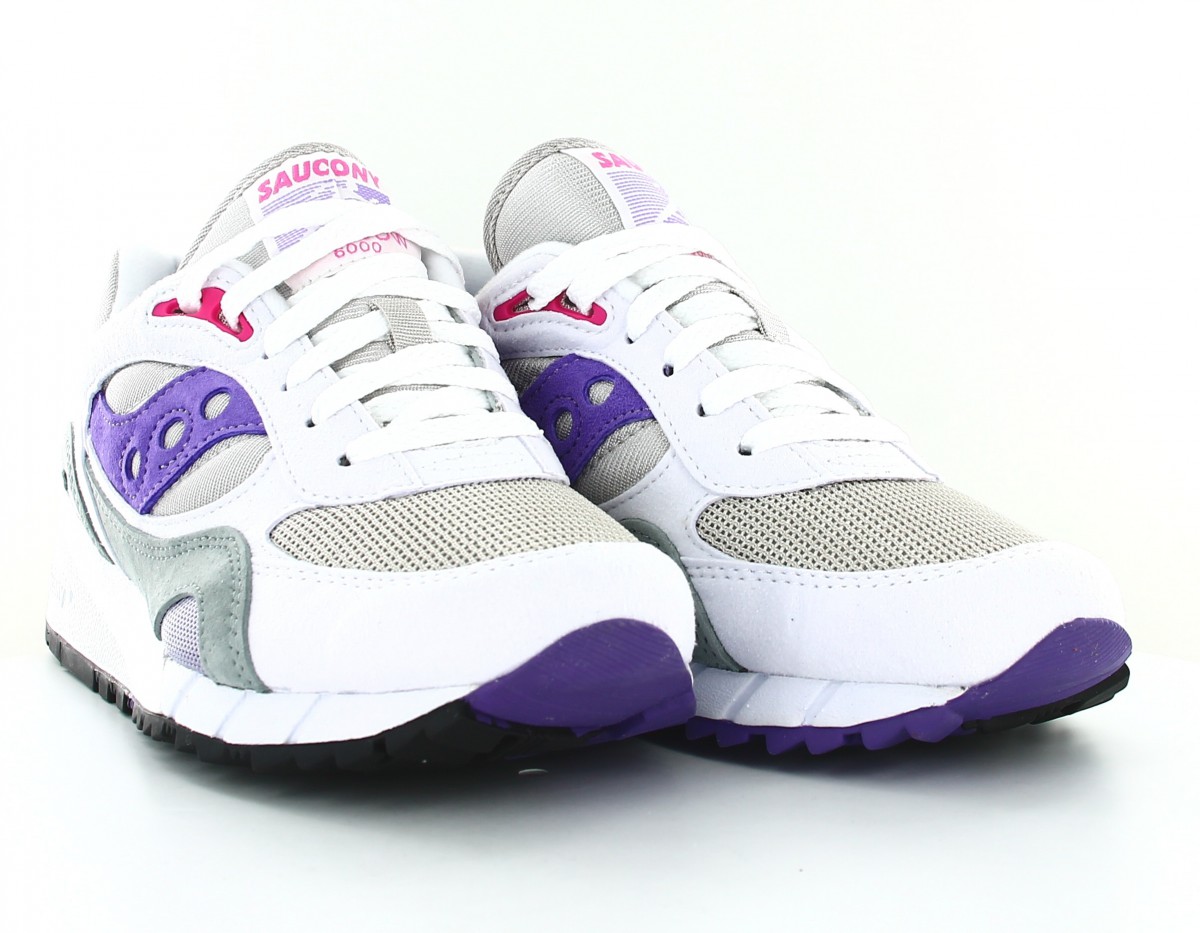 Saucony Shadow 6000 blanc violet gris