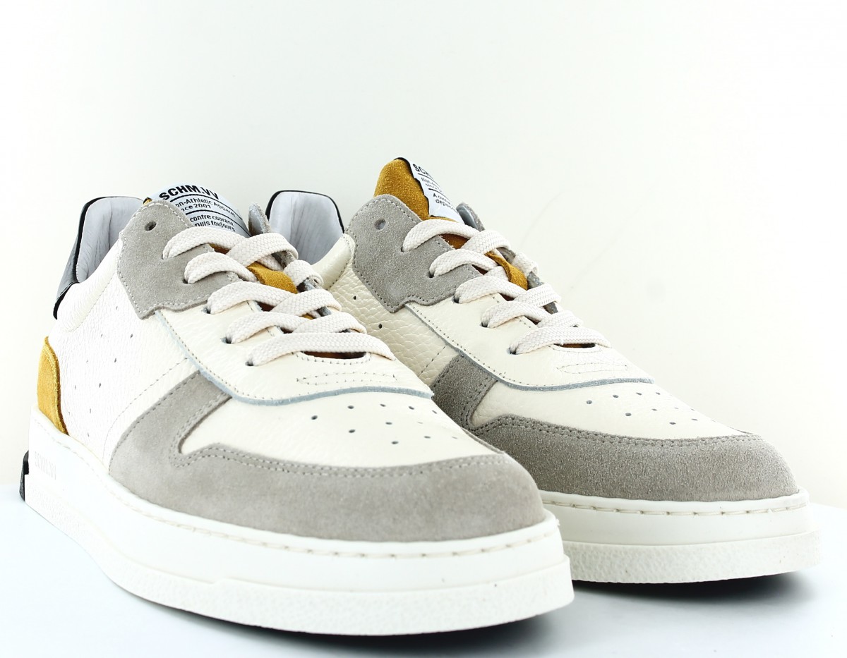 Schmoove Order sneaker beige moutarde noir