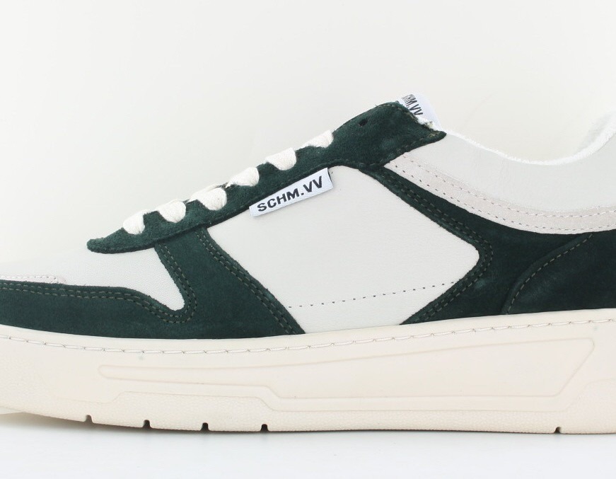 Schmoove Smatch sneaker beige vert sapin