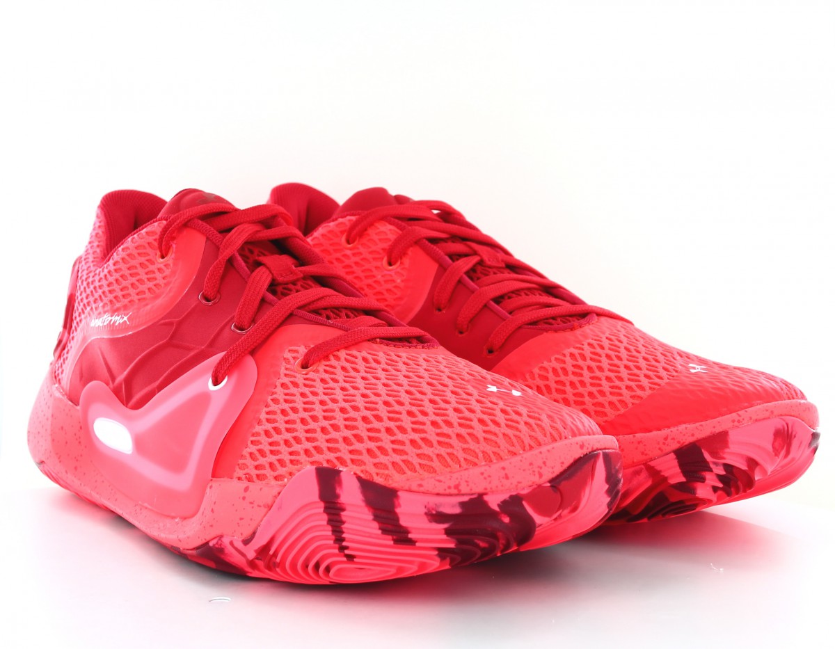 Under Armour Spawn 2 rouge blanc rose