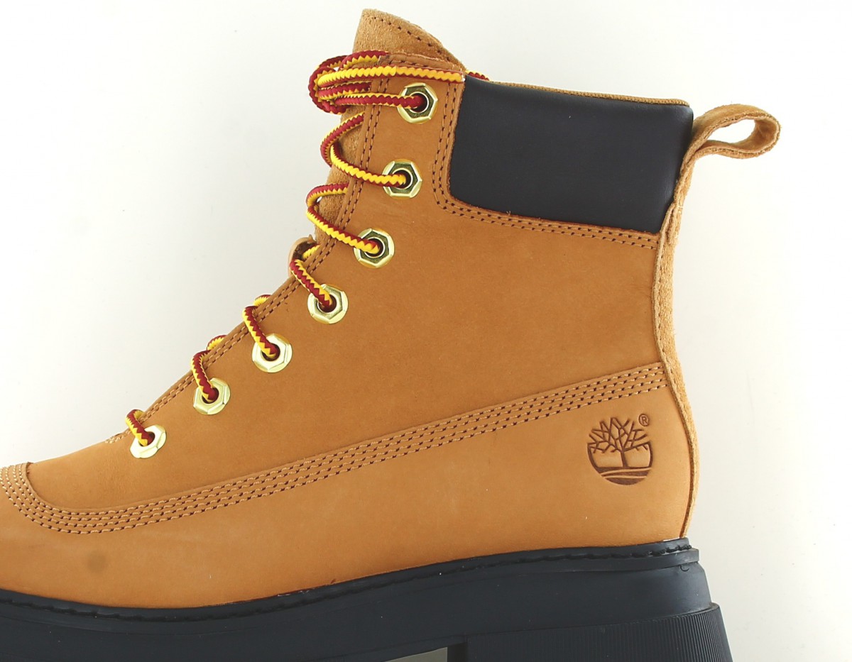 Timberland Sky 6in lace up beige wheat noir marron