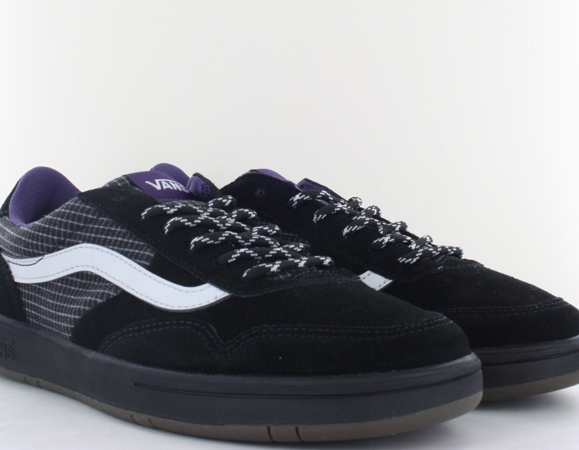 Vans Cruze too cc noir blanc violet