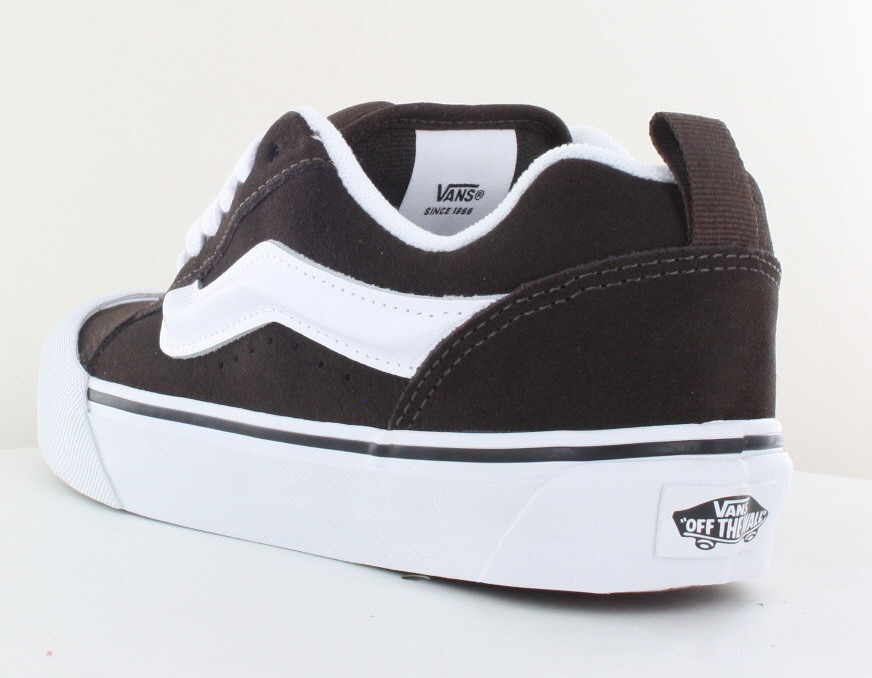 Vans Knu skool marron blanc