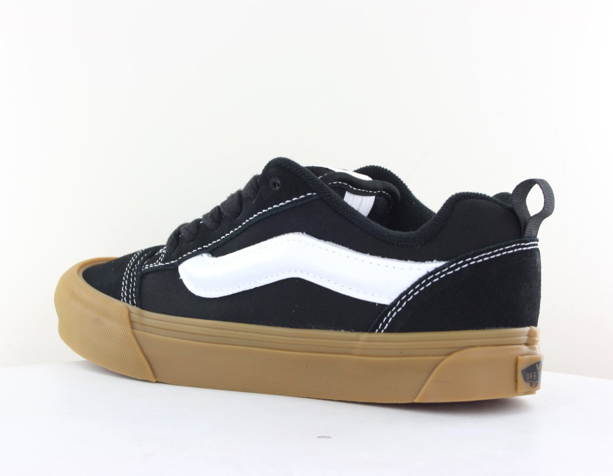 Vans Knu skool noir blanc gomme